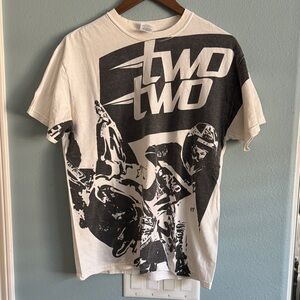Chad Reed 22 Gildan Black and White Graphic Tee